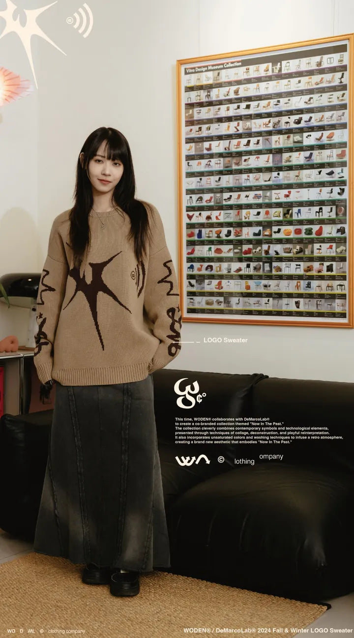 WODEN® / DeMarcoLab® 2024 Fall & Winter 049 LOGO Sweater