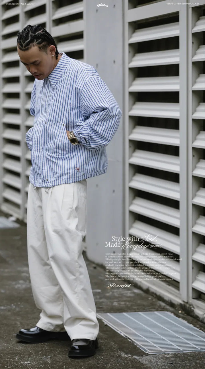 WODEN 2025 Fall & Winter 006 Seersucker Jacket