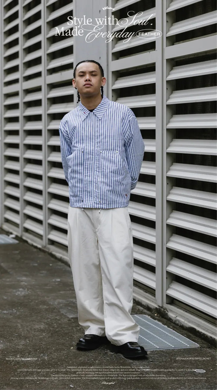 WODEN 2025 Fall & Winter 006 Seersucker Jacket