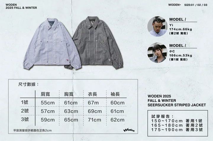 WODEN 2025 Fall & Winter 006 Seersucker Jacket