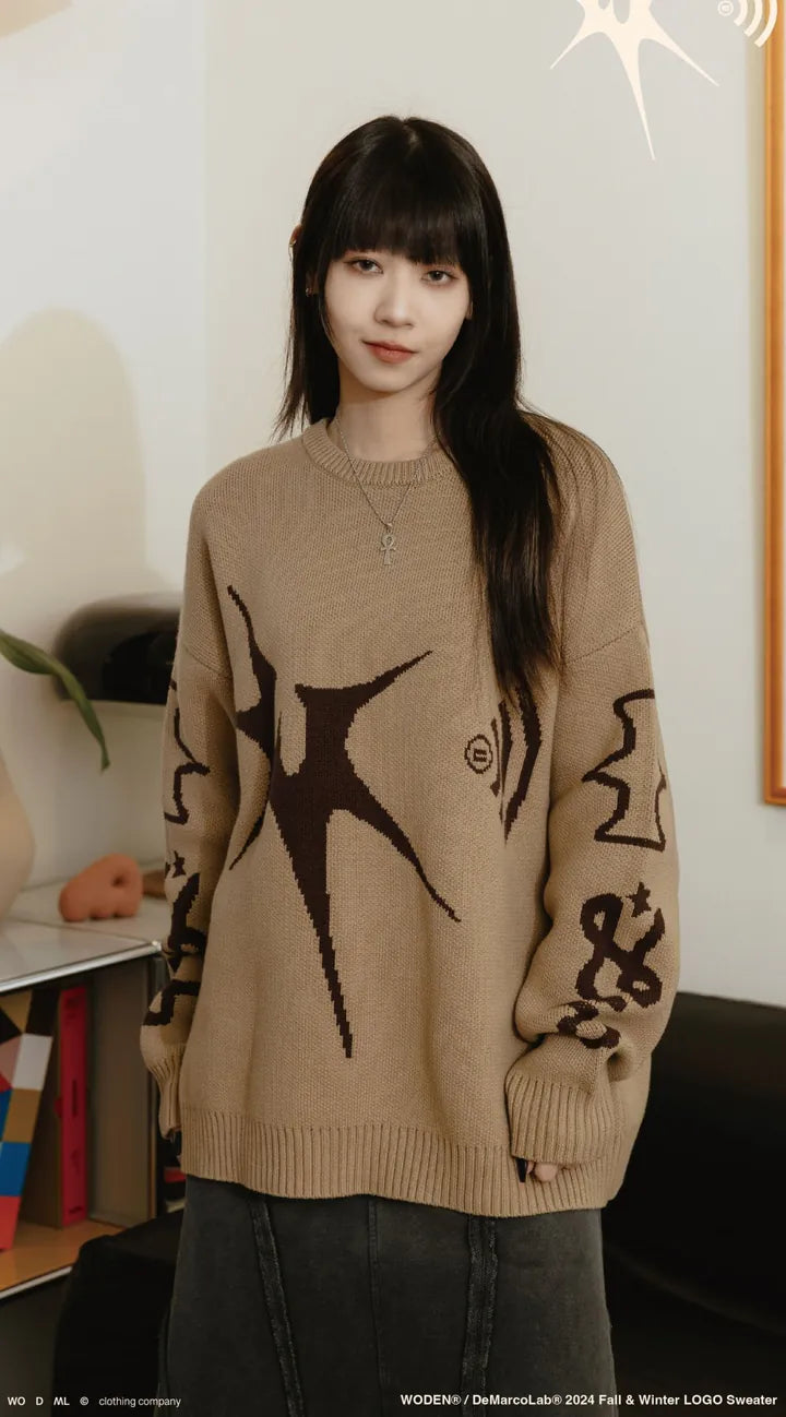 WODEN® / DeMarcoLab® 2024 Fall & Winter 049 LOGO Sweater