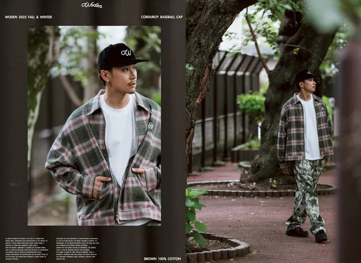 WODEN 2025 Fall & Winter 002 Corduroy Baseball Cap