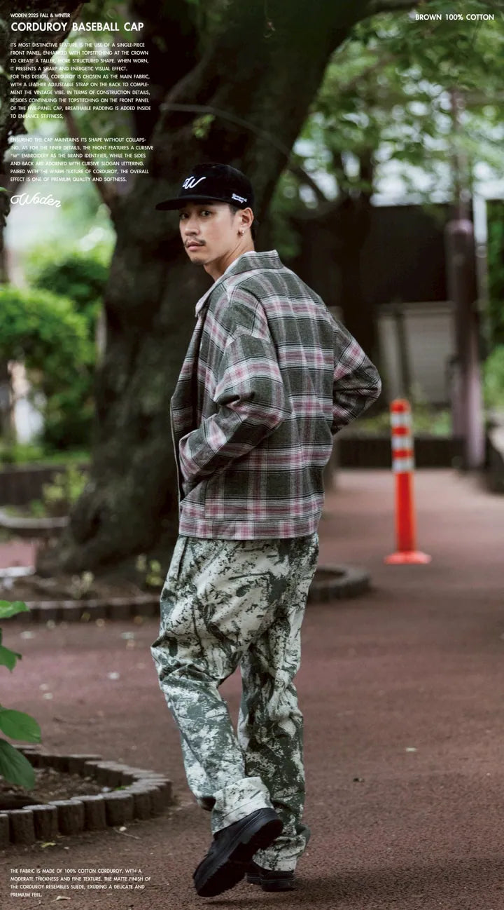 WODEN 2025 Fall & Winter 002 Corduroy Baseball Cap