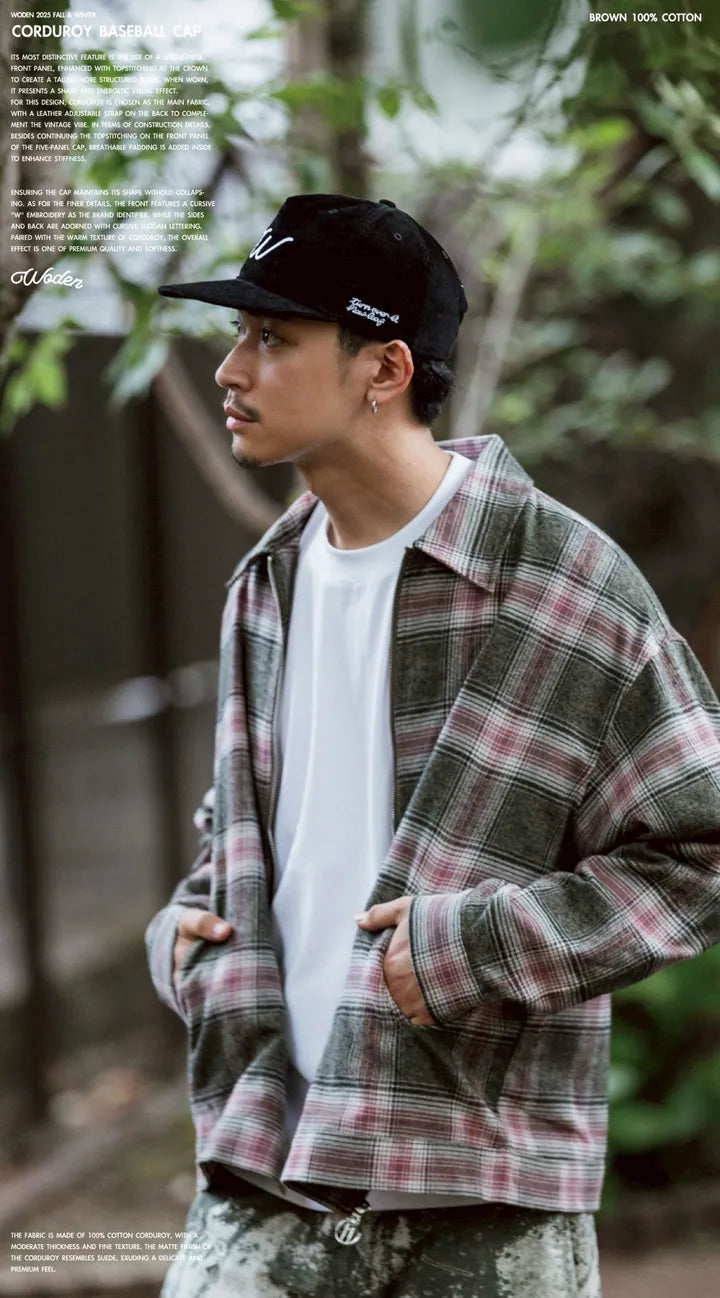 WODEN 2025 Fall & Winter 002 Corduroy Baseball Cap