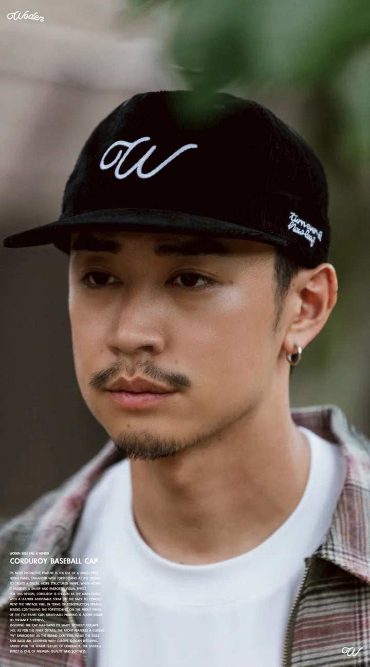 WODEN 2025 Fall & Winter 002 Corduroy Baseball Cap