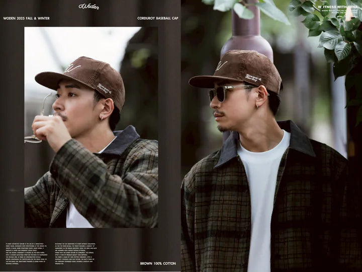 WODEN 2025 Fall & Winter 002 Corduroy Baseball Cap