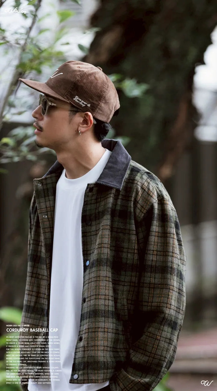 WODEN 2025 Fall & Winter 002 Corduroy Baseball Cap