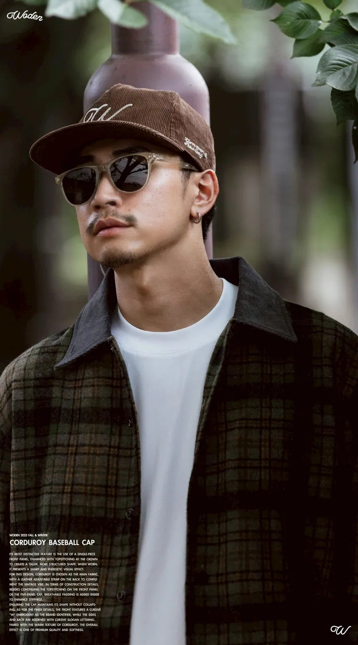 WODEN 2025 Fall & Winter 002 Corduroy Baseball Cap