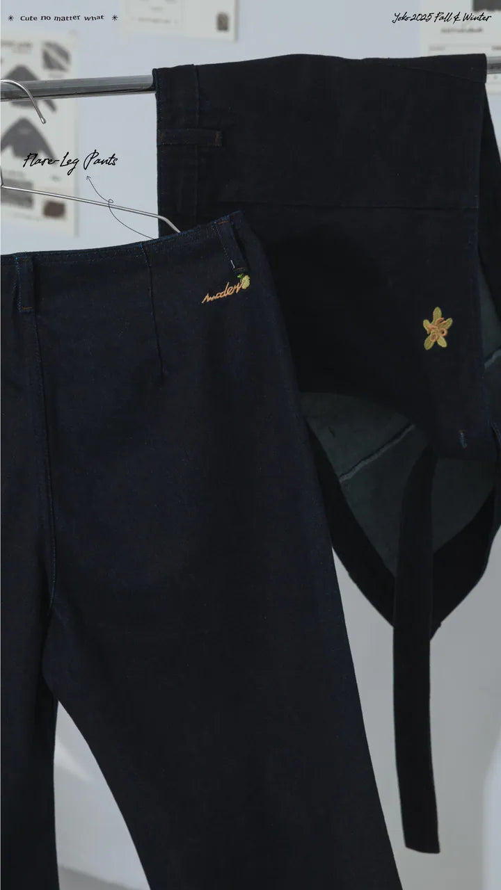 YOKO 25FW Flare-Leg Pants