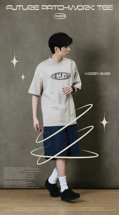 WODEN 2024 Spring & Summer 065 Future Patchwork Tee