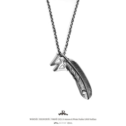 WODEN® / RECOVERY® Feather LOGO Necklace