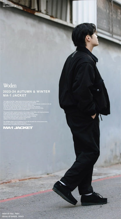 WODEN 2023-24 Autumn & Winter 067 MA-1 Jacket