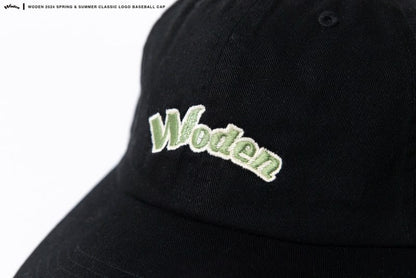 WODEN 2024 Spring & Summer 003 Classic Feather LOGO Baseball Cap