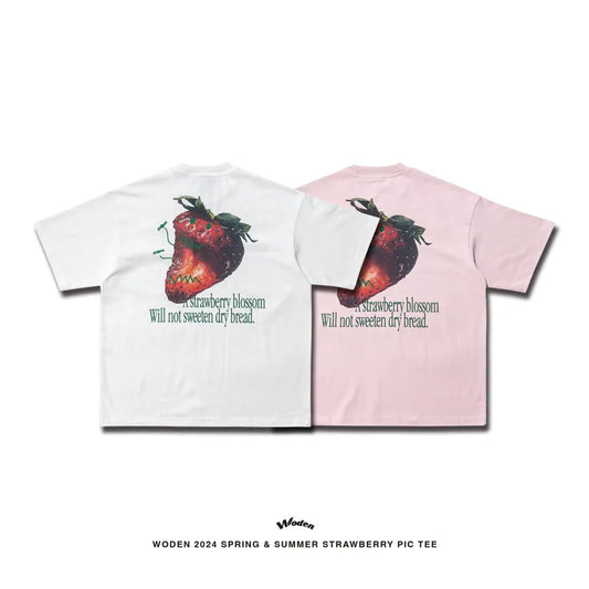 WODEN 2024 Spring & Summer 032 Strawberry Pic Tee