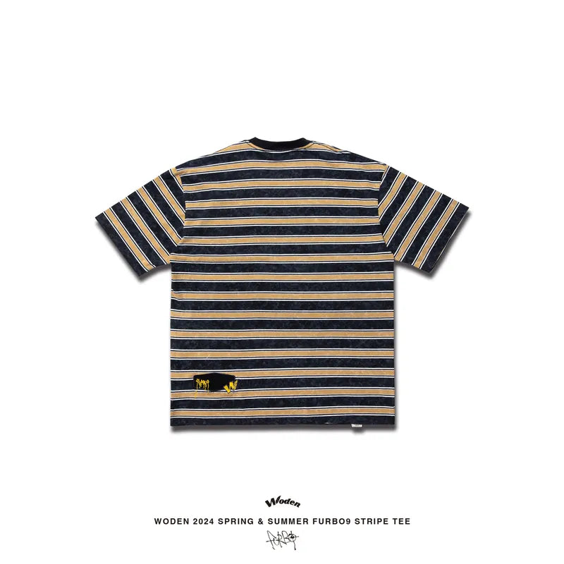 WODEN 2024 Spring & Summer 035 Furbo9 Stripe Tee