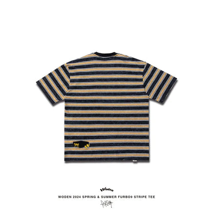 WODEN 2024 Spring & Summer 035 Furbo9 Stripe Tee