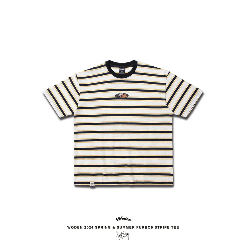 WODEN 2024 Spring & Summer 035 Furbo9 Stripe Tee