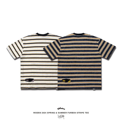 WODEN 2024 Spring & Summer 035 Furbo9 Stripe Tee