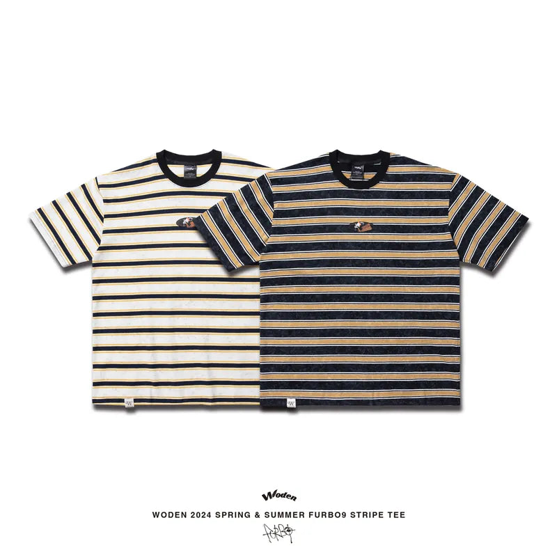 WODEN 2024 Spring & Summer 035 Furbo9 Stripe Tee