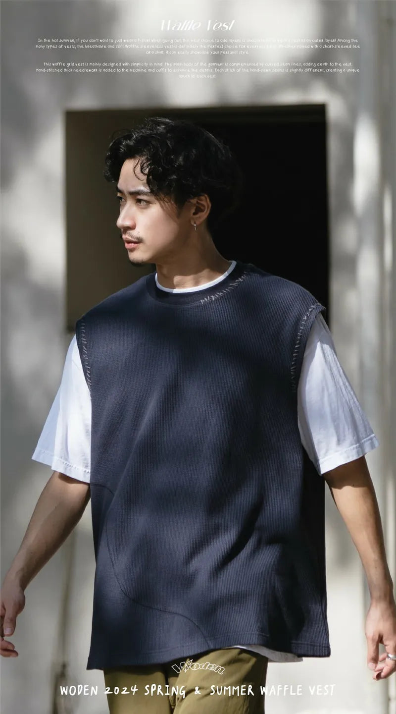 WODEN 2024 Spring & Summer 040 Waffle Vest