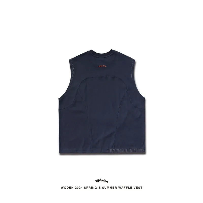 WODEN 2024 Spring & Summer 040 Waffle Vest