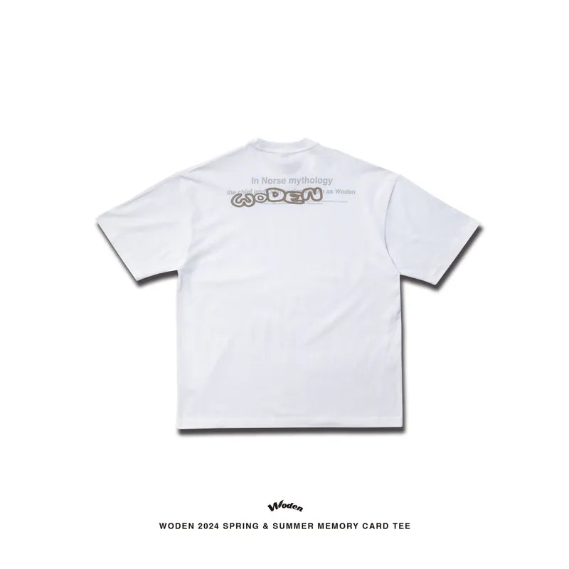 WODEN 2024 Spring & Summer 061 Memory Card Tee