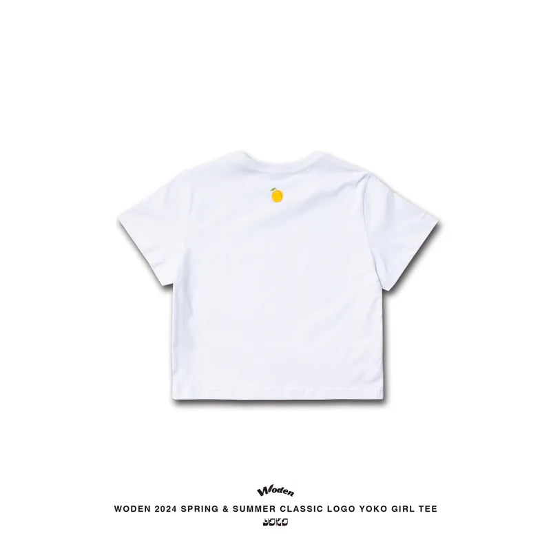 WODEN 2024 Spring & Summer 074 Classic LOGO Yoko Girl Tee