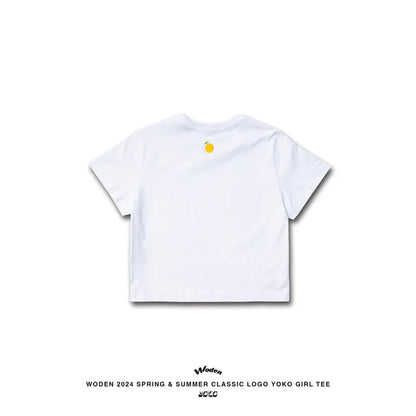 WODEN 2024 Spring & Summer 074 Classic LOGO Yoko Girl Tee