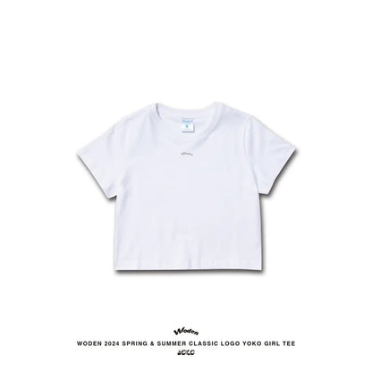 WODEN 2024 Spring & Summer 074 Classic LOGO Yoko Girl Tee