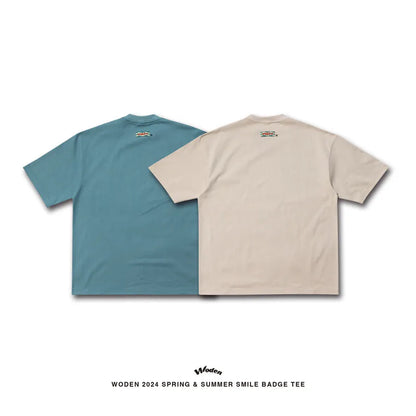 WODEN 2024 Spring & Summer 075 Smile Badge Tee