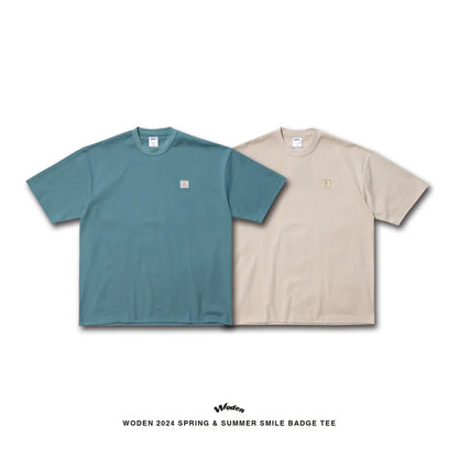 WODEN 2024 Spring & Summer 075 Smile Badge Tee