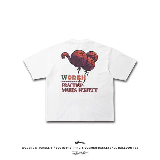 WODEN / Mitchell & Ness 2024 Spring & Summer 078 Basketball Balloon tee