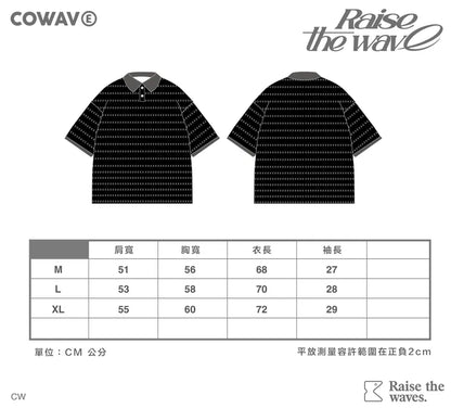 Cowave.tw 24SS Full Logo POLO SHIRT