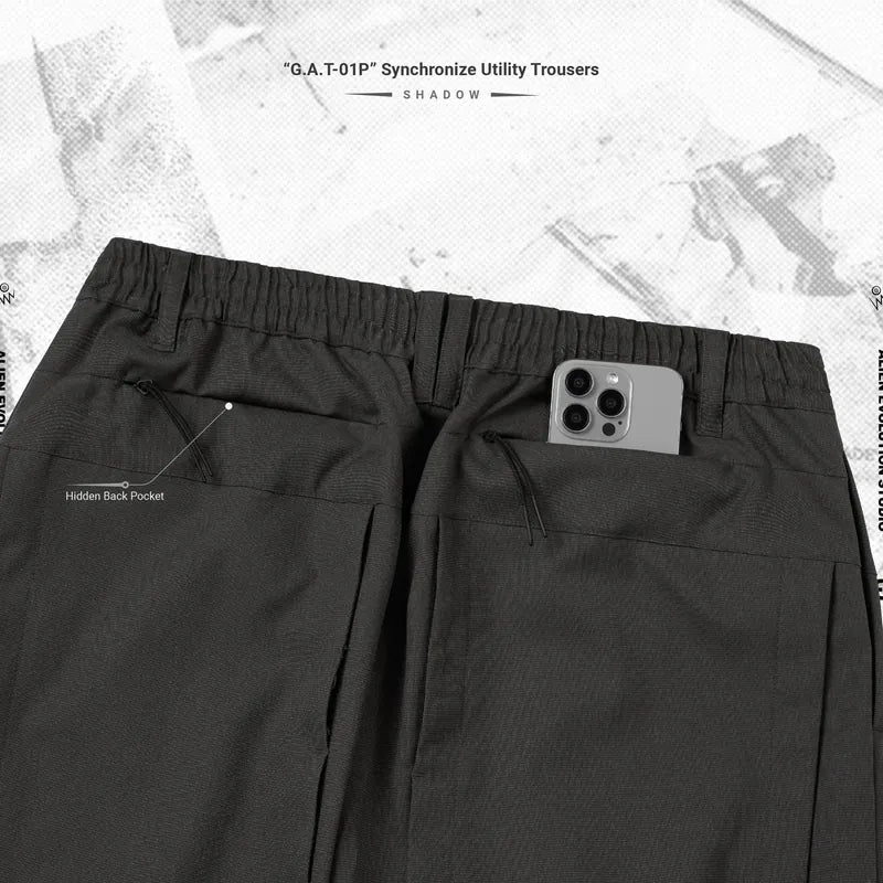 AES x GOOPiMADE “G.A.T-01P” Synchronize Utility Trousers - Shadow