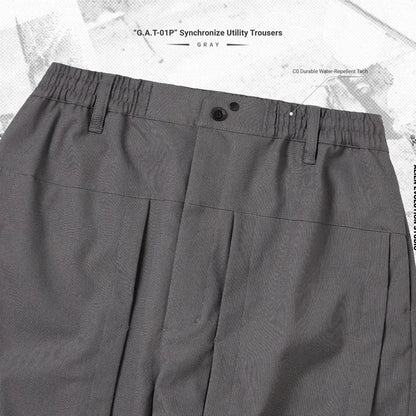 AES x GOOPiMADE “G.A.T-01P” Synchronize Utility Trousers - Gray