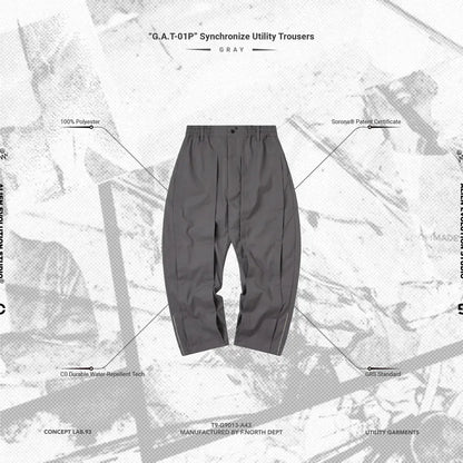 AES x GOOPiMADE “G.A.T-01P” Synchronize Utility Trousers - Gray