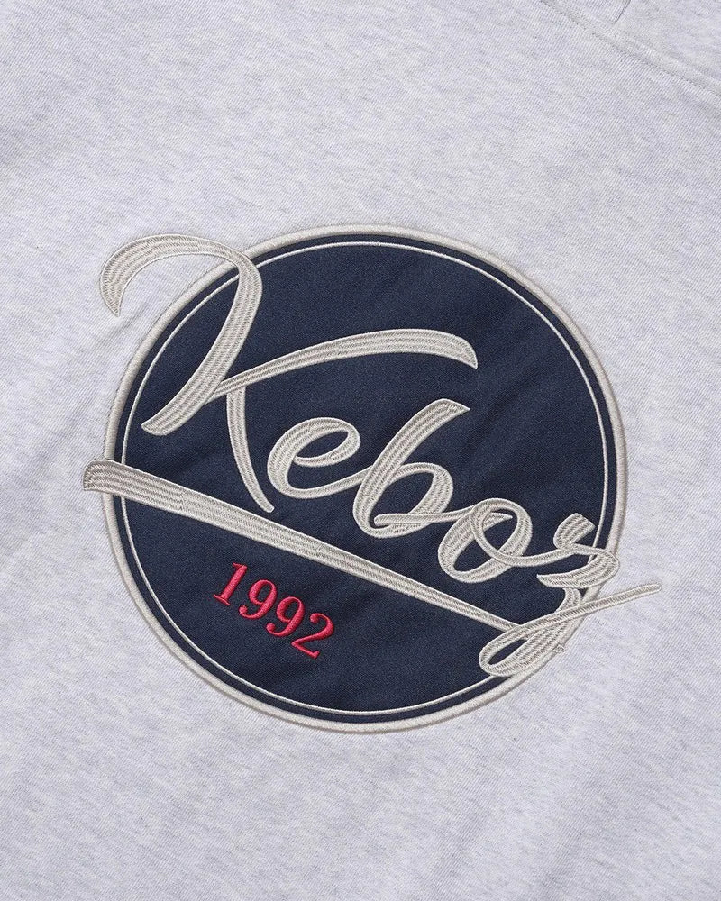 KEBOZ BB LOGO SWEAT FULL ZIP HOODIE