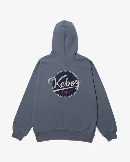 KEBOZ BB LOGO SWEAT FULL ZIP HOODIE