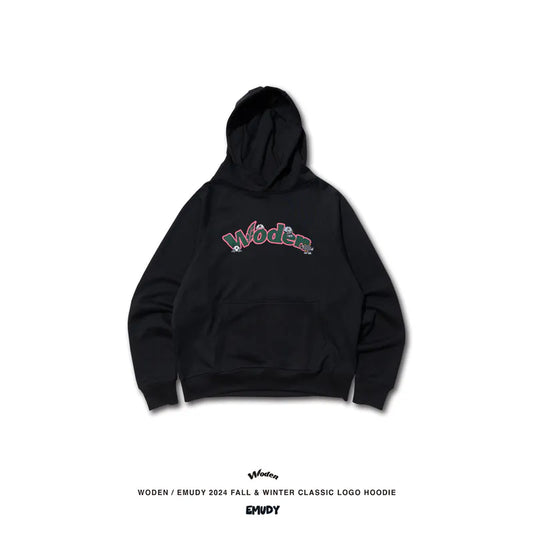 WODEN® / Emudy 2024 Fall & Winter 040 Classic LOGO Hoodie