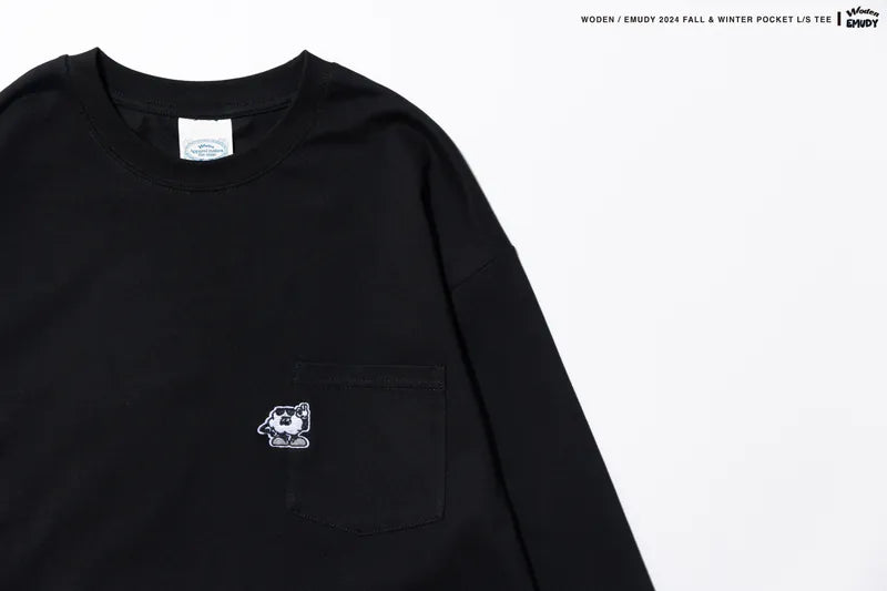 WODEN® / Emudy 2024 Fall & Winter 038 Pocket L/S Tee