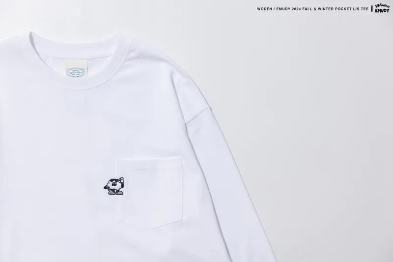 WODEN® / Emudy 2024 Fall & Winter 038 Pocket L/S Tee