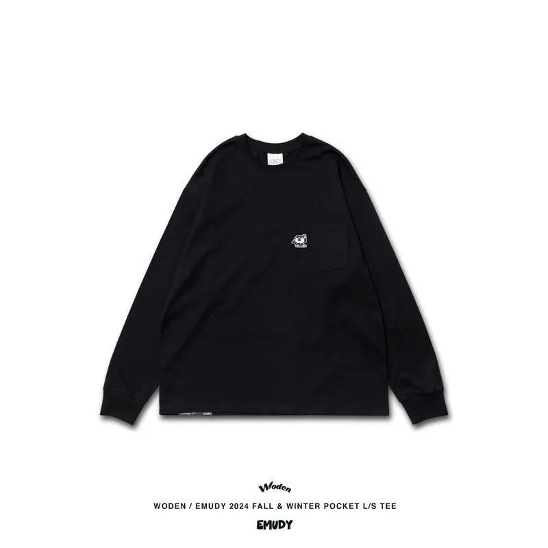 WODEN® / Emudy 2024 Fall & Winter 038 Pocket L/S Tee