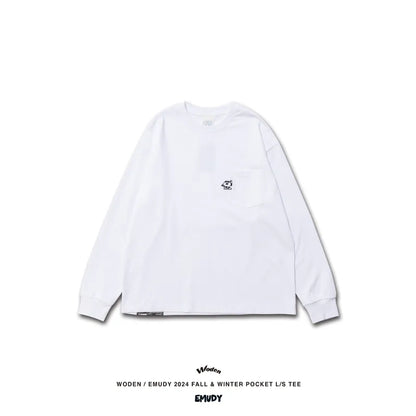 WODEN® / Emudy 2024 Fall & Winter 038 Pocket L/S Tee