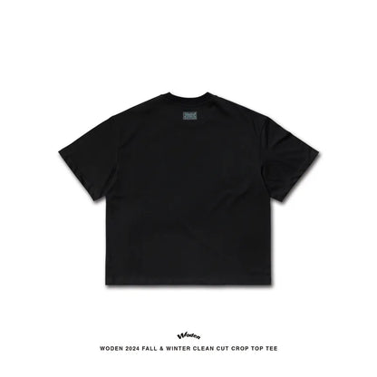 WODEN 2024 Fall & Winter 036 Clean Cut Crop Top Tee