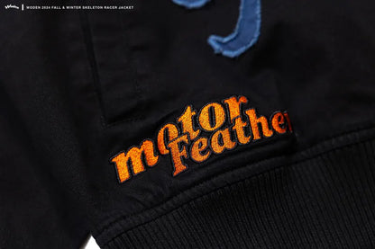 WODEN 2024 Fall & Winter 054 Skeleton Racer Jacket