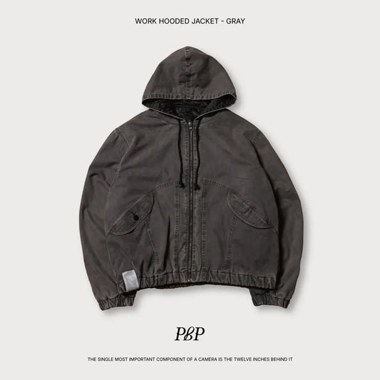 P.B.P WORK HOODED JACKET