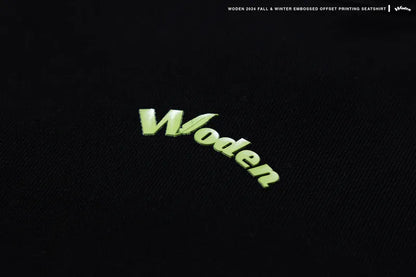 WODEN 2024 Fall & Winter 052 Embossed Offset Printing Sweatshirt