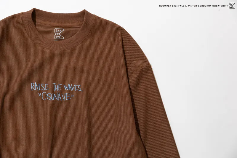 COWAVE 2024 Autumn & Winter Corduroy Sweatshirt