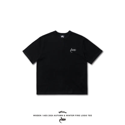 WODEN® X AES® 2024 Autumn & Winter 064 Fire LOGO Tee