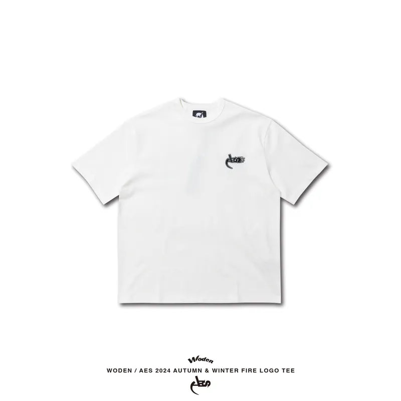 WODEN® X AES® 2024 Autumn & Winter 064 Fire LOGO Tee